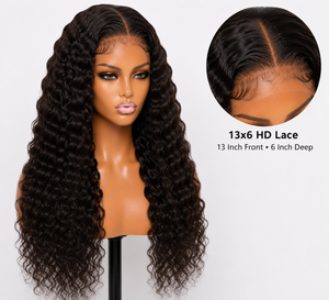 Remy Human Hair 13x6 Deep Wave Lace Wig