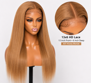 Remy Human Hair 13x6 Straight Lace Wig