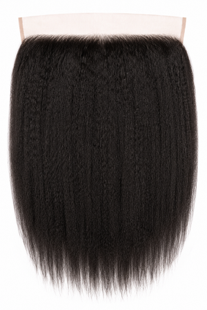 Remy Human Hair 13x4 Kinky Straight Frontal