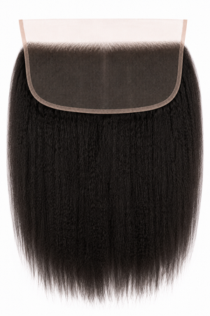 Remy Human Hair 13x4 Kinky Straight Frontal