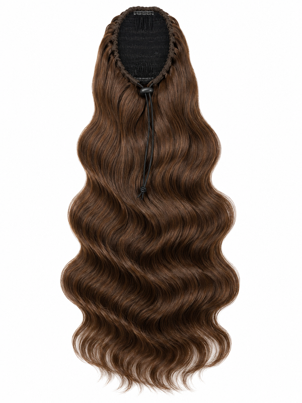 Remy Human Hair Body Wave Drawstring Ponytail