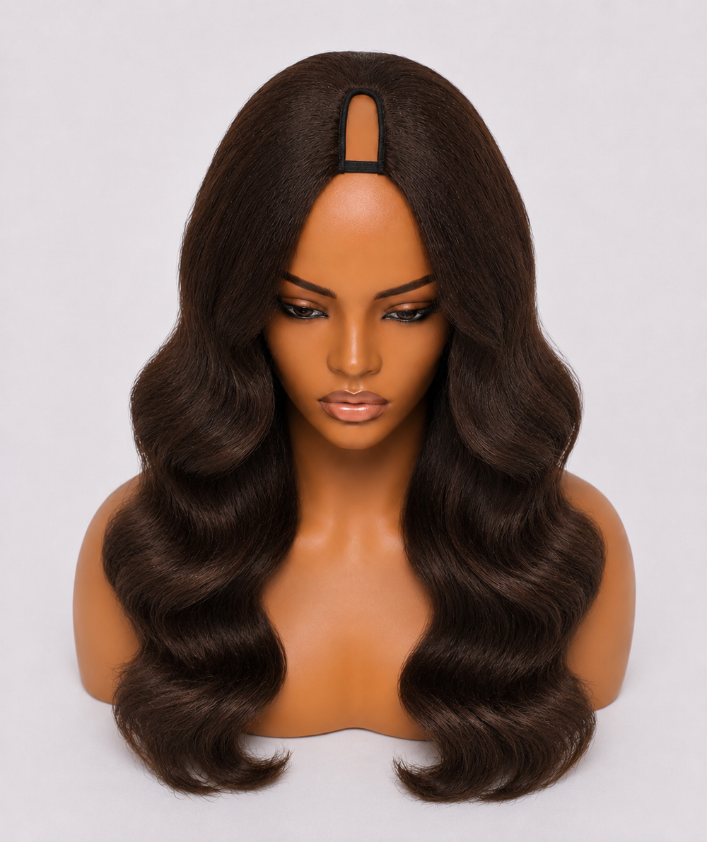 Remy Human Hair Body Wave U-Part Wig