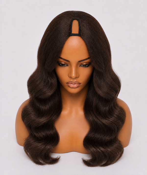 Remy Human Hair Body Wave U-Part Wig