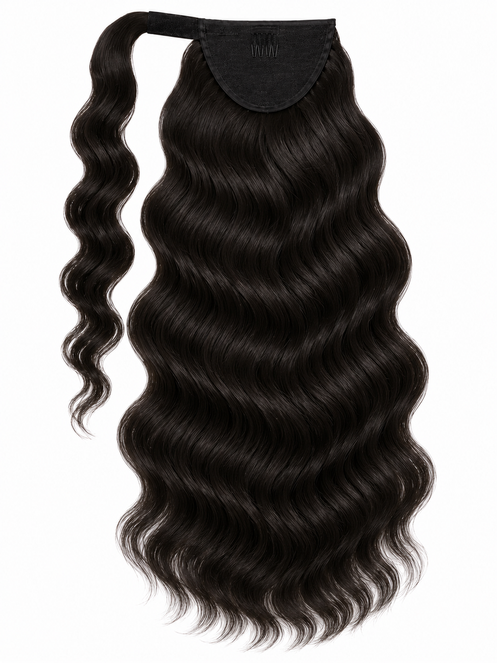 Remy Human Hair Body Wave Velcro Ponytail