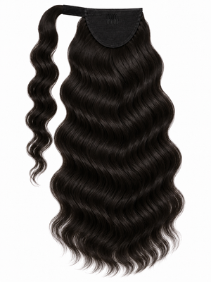 Remy Human Hair Body Wave Velcro Ponytail