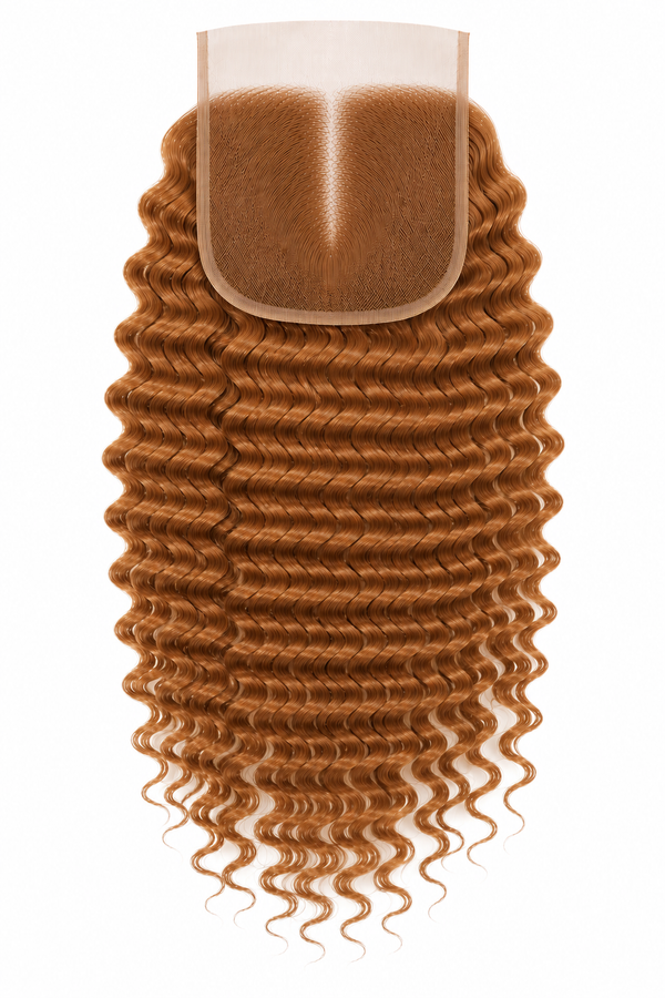 Remy Human Hair 5x5 Deep Wave Closure