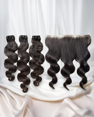 The Haute Volume Collection - Virgin Body Wave Bundle Set