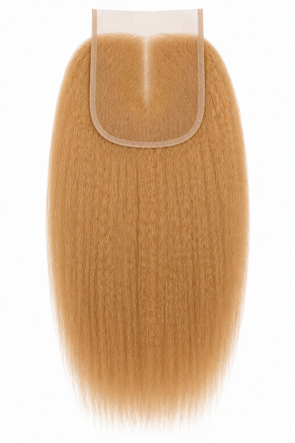 Remy Human Hair 4x4 Kinky Straight Closure