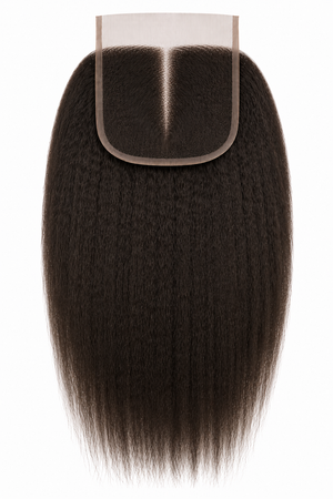 Remy Human Hair 5x5 Kinky Straight Closure