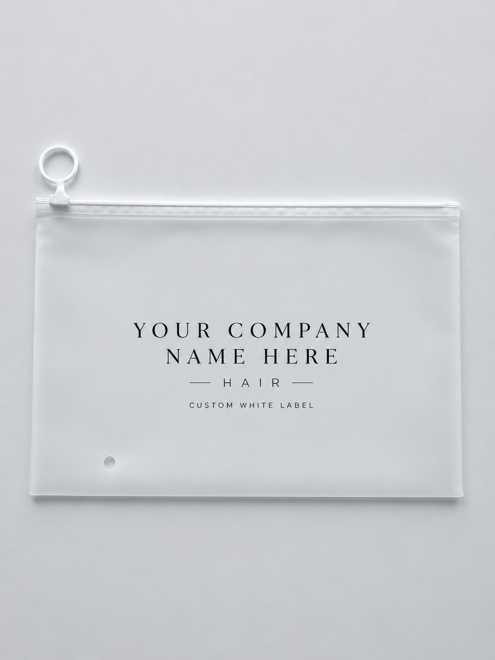Custom White Label Poly Bag Packaging