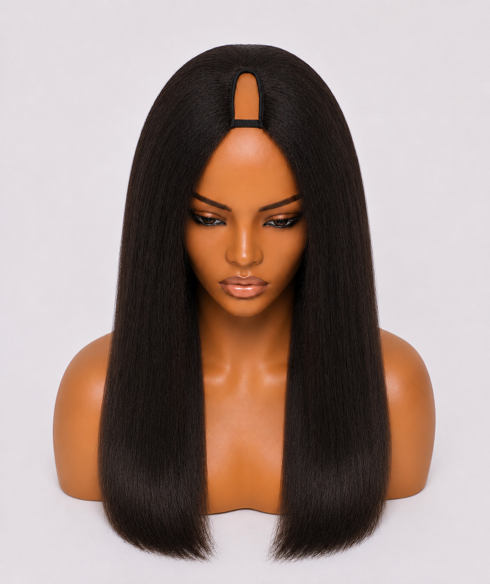 Remy Human Hair Straight U-Part Wig
