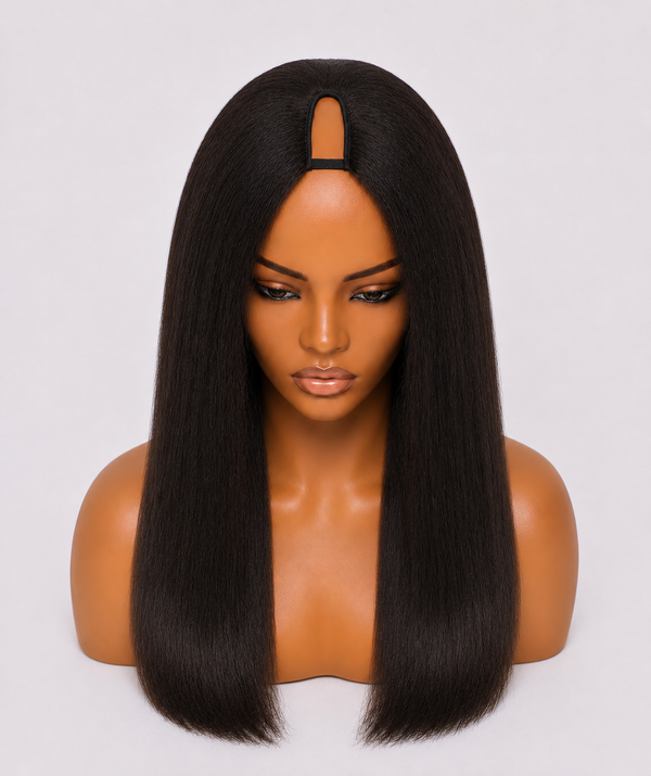 Remy Human Hair Straight U-Part Wig