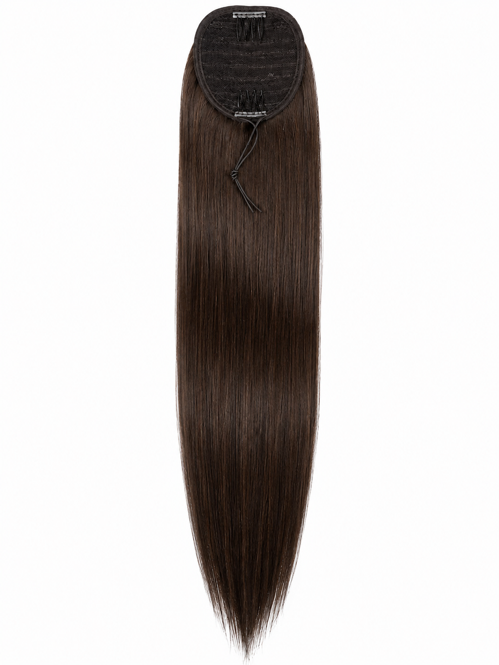 Remy Human Hair Straight Drawstring Ponytail