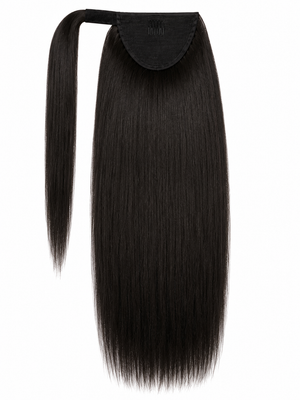 Remy Human Hair Straight Velcro Ponytail